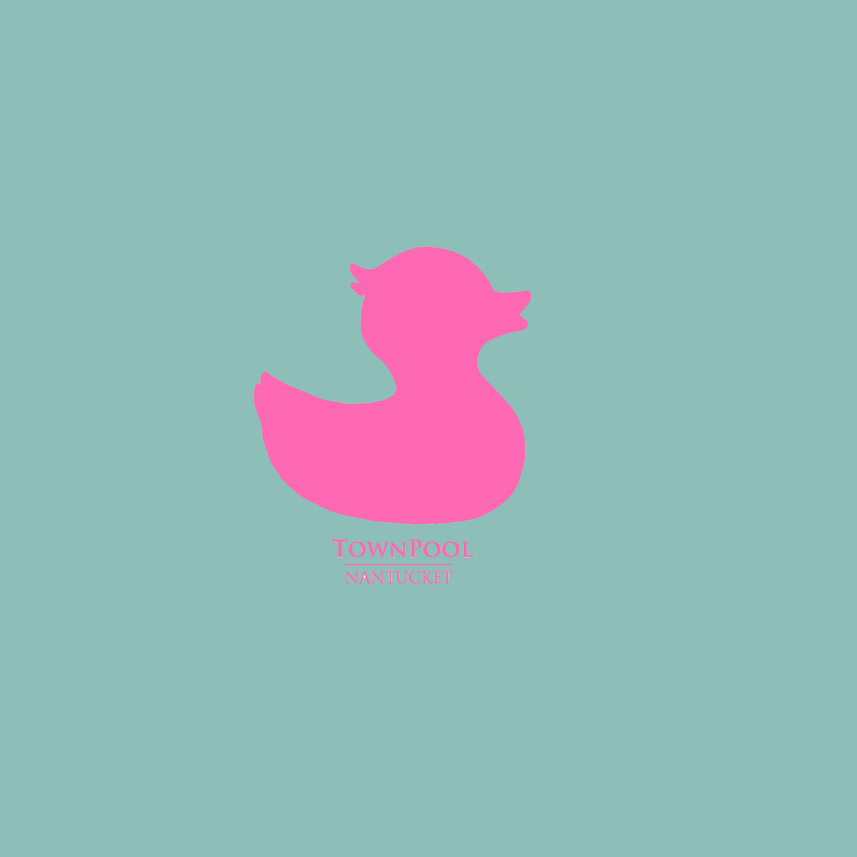 Children's Toddler Duck Townpool Sweatshirt (Saltwater, Pink)