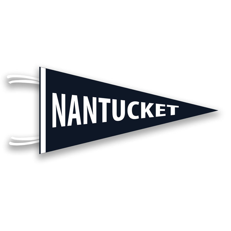 Navy Nantucket Pennant (Navy, White)