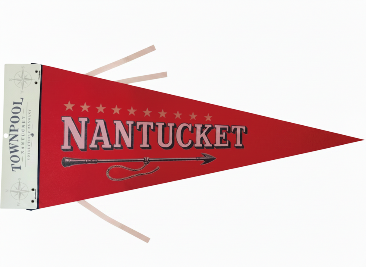 Nantucket Harpoon Pennant (Navy, Red)
