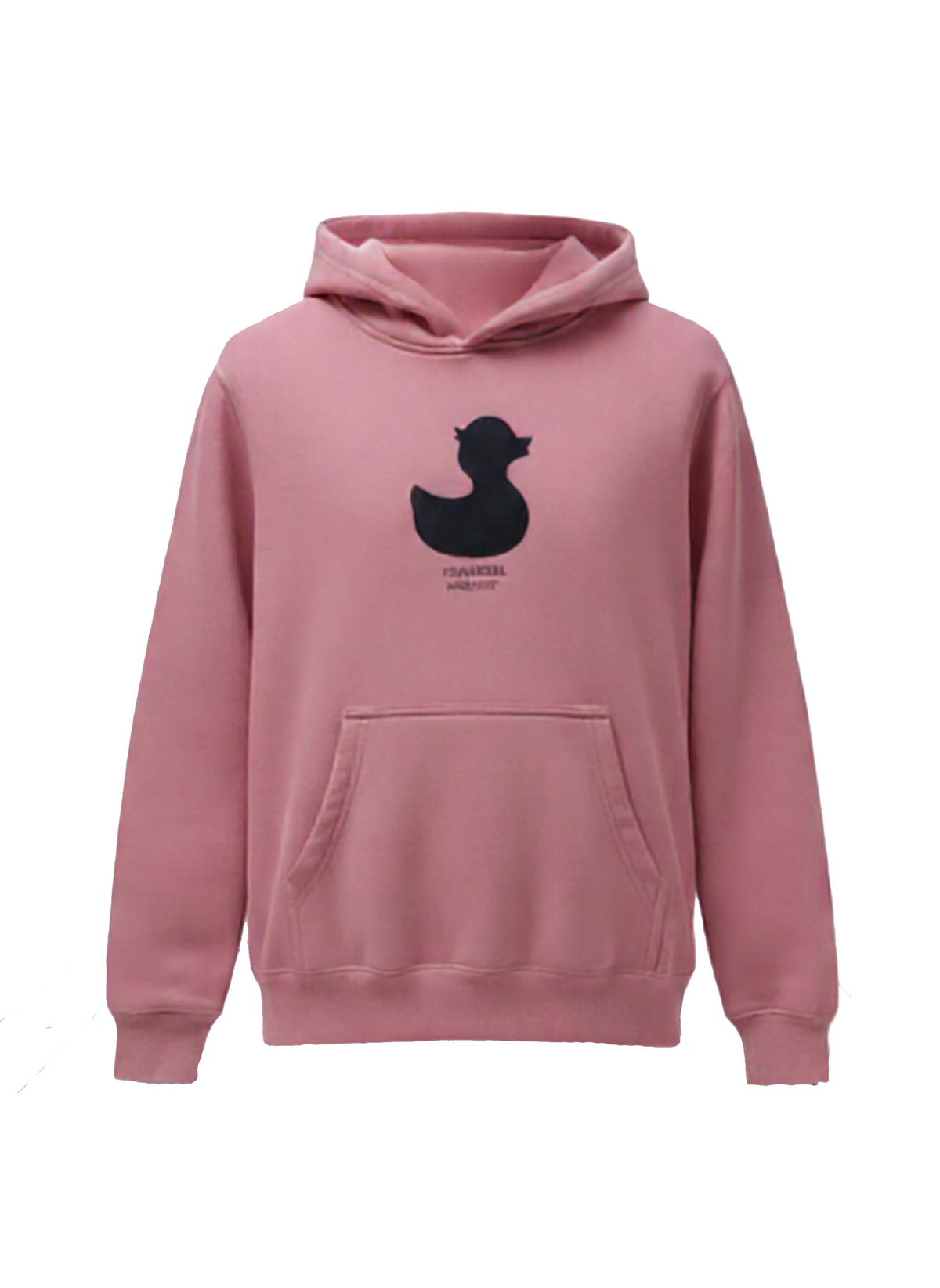 Townpool Duck Youth Hooded Sweatshirt (Pastel Pink, Navy Duck)