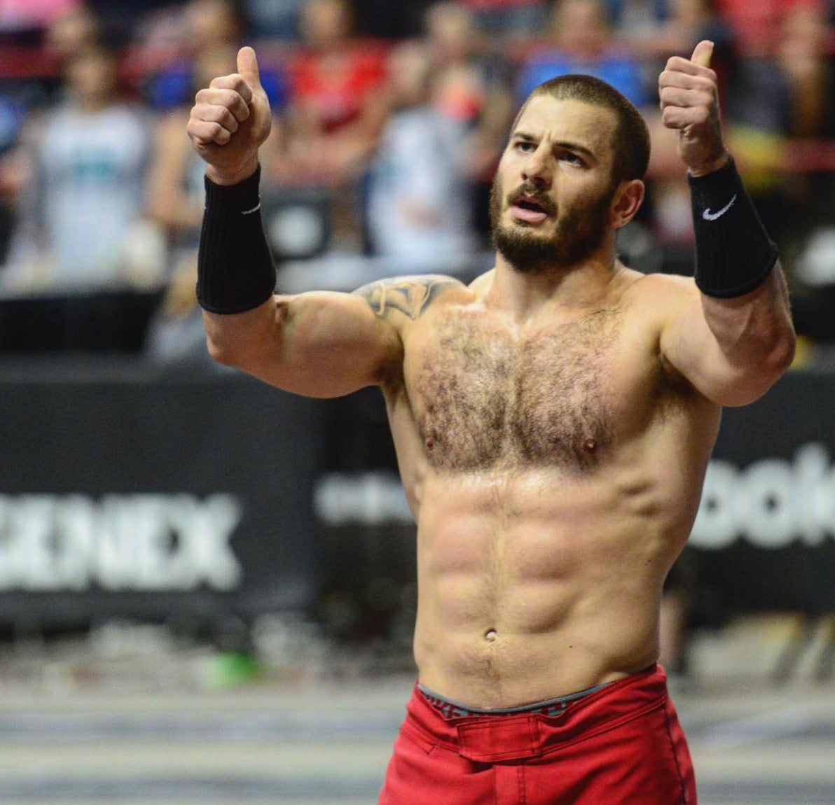 Mat Fraser visiting.