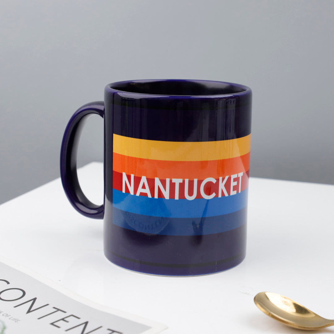 Nantucket Stripes on Mug