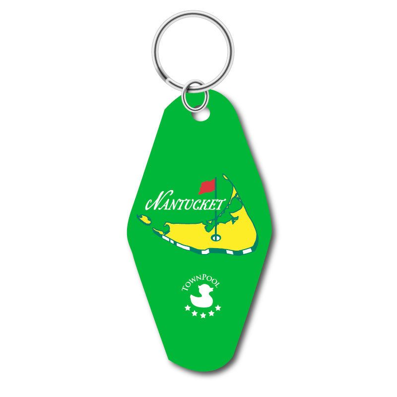 Nantucket Golf - Thinking Makes it So - Keychain