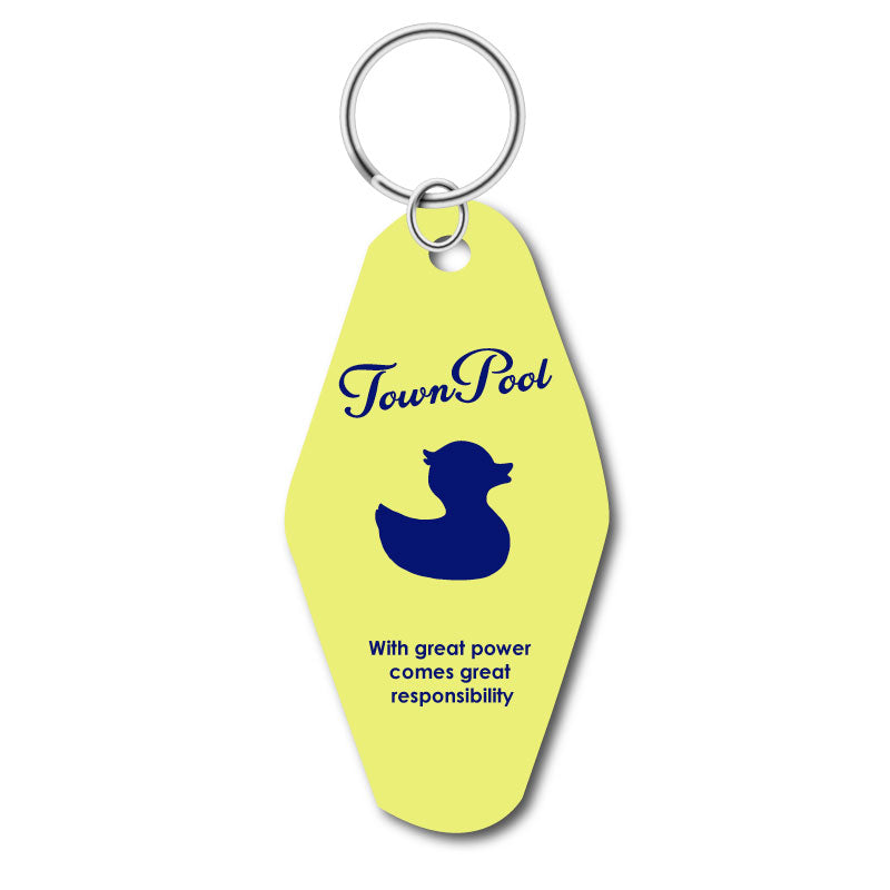 Yellow - Great Power - Keychain