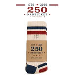 Nantucket 250 Cream Athletic Socks (White)