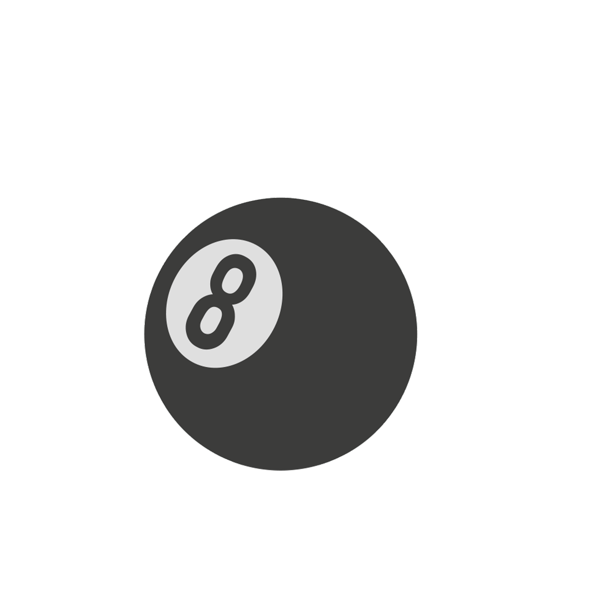 8 Ball Velcro Patch (Small)