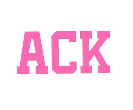 ACK (White, Royal, Pink) Trucker Hat