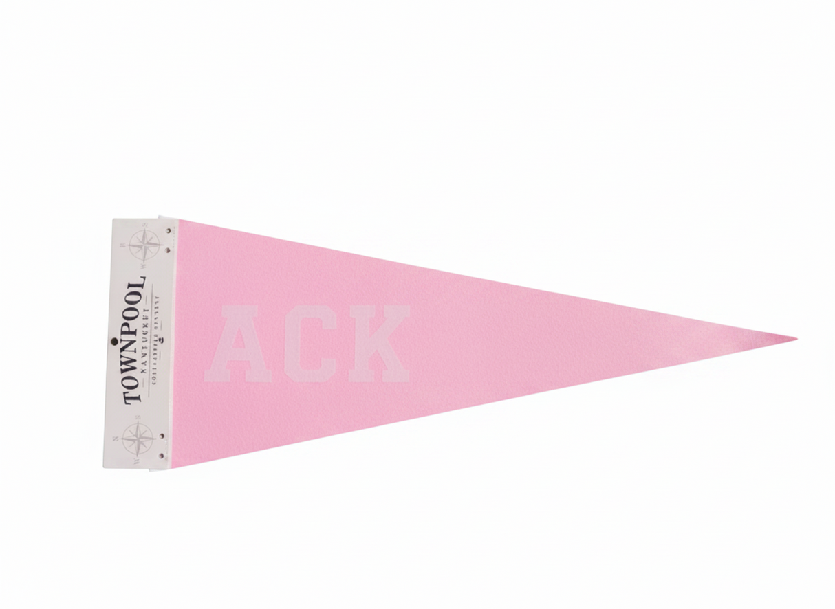 ACK Pennant (Pink, White)
