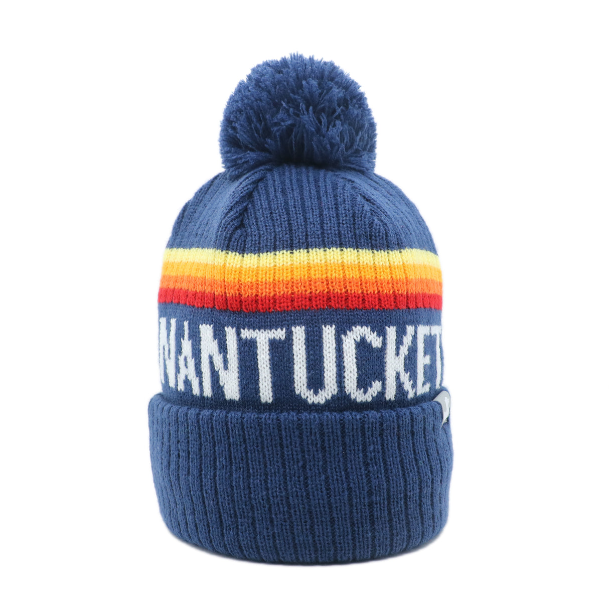 2024 Adams: Nantucket Winter Hat (Navy with Stripes)