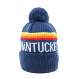 2024 Adams: Nantucket Winter Hat (Navy with Stripes)