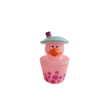 Boba Tea Rubber Duck (Pink)