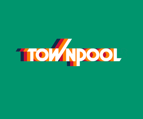 Youth TownPool Kelly Green Retro (White Townpool)