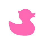 Townpool Duck Trucker Hat (White, Royal, Pink)