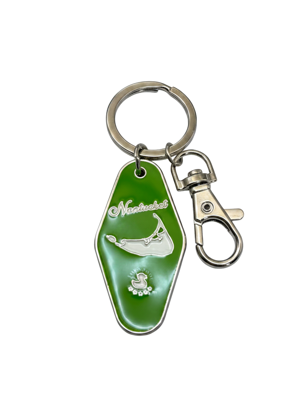 Man in the Arena - Green Keychain (Metal)