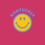 Children's Nantucket Happy Face Pink Tee Shirt