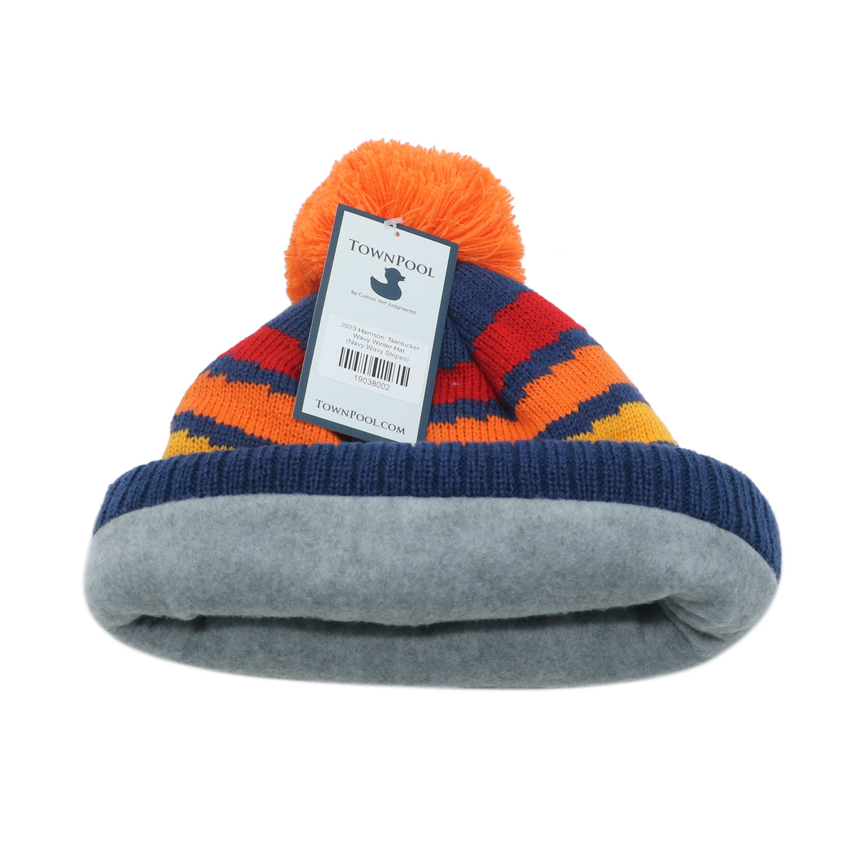 2024 Harrison: Nantucket Wavy Winter Hat - Navy