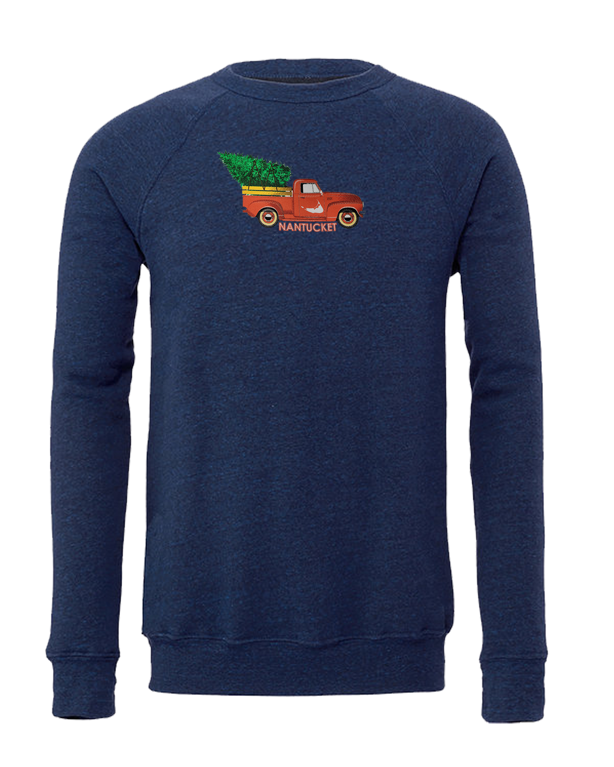 Hoilday Truck Crewneck (Navy, Red)