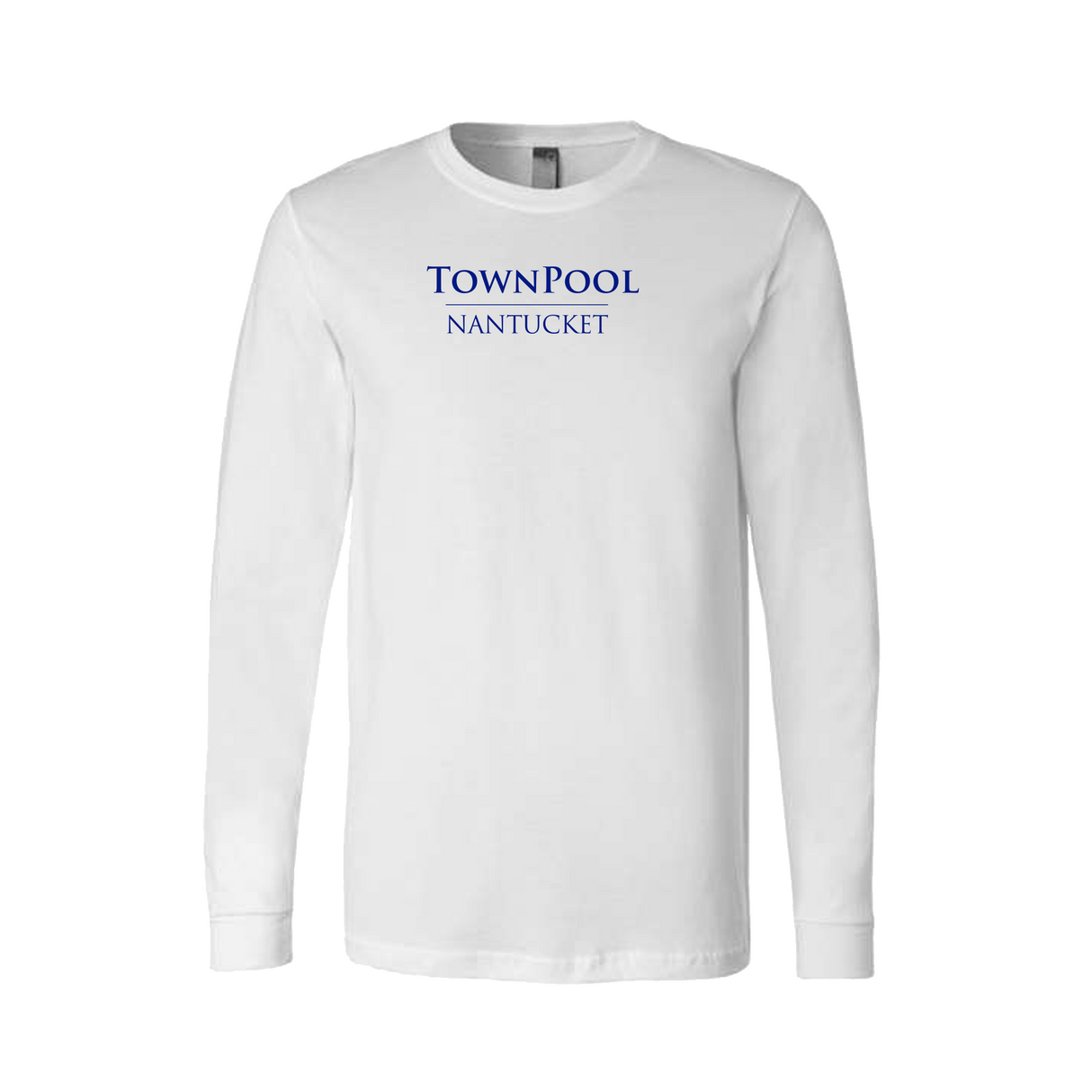 TownPool Blue Long Sleeve With USA Duck Flag On Back