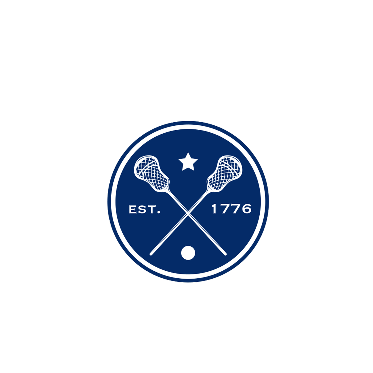 Lacrosse Coin Velcro Patch (Small)
