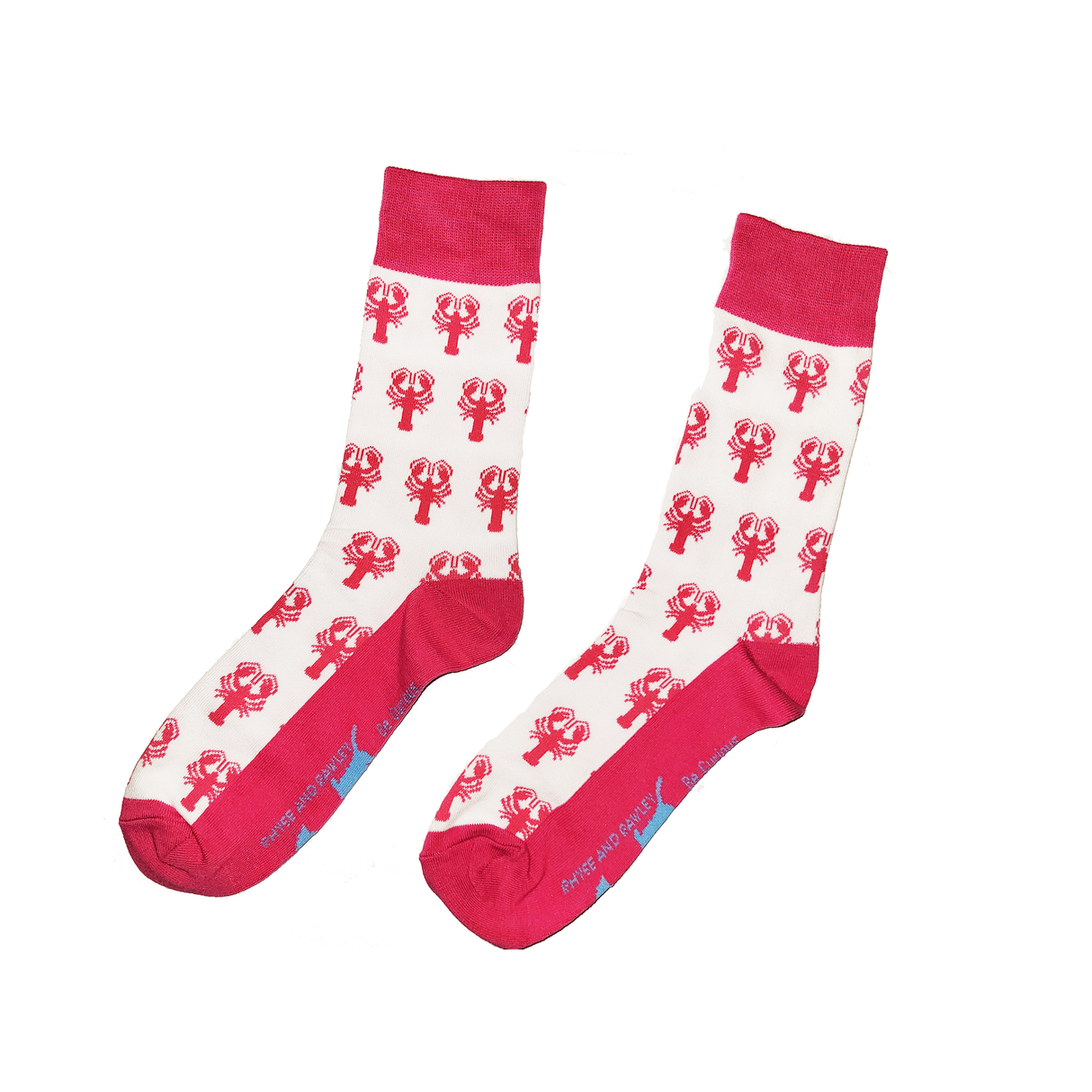 White Lobster Socks