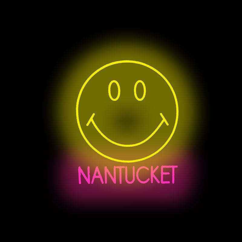 Happy Face Nantucket Neon Sign