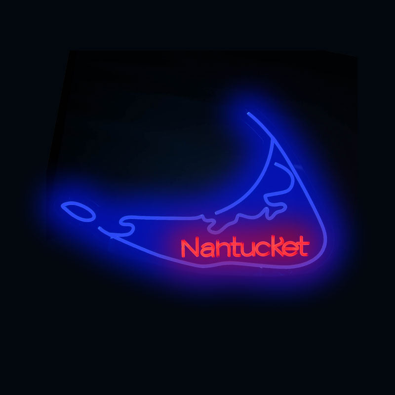 Nantucket Island Neon Sign