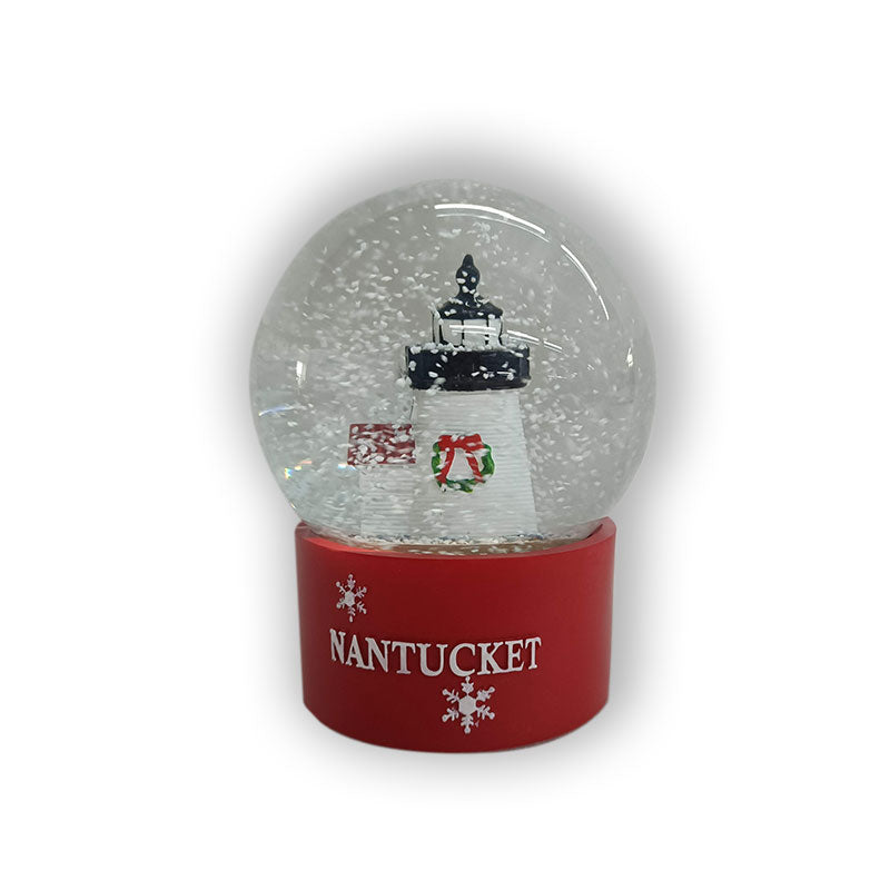 Nantucket Brant Point Snow Globe