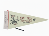 Nantucket 250th Freedom Pennant (Cream, Red)