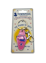 Nantucket Red - Safe in the Harbor - Keychain (Metal)