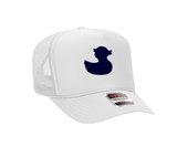 Townpool Navy Duck Trucker Hat (White, White)