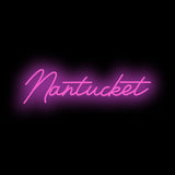 NEW Nantucket Script Neon Sign - Sizes