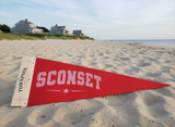 Sconset Pennant (White, Red)
