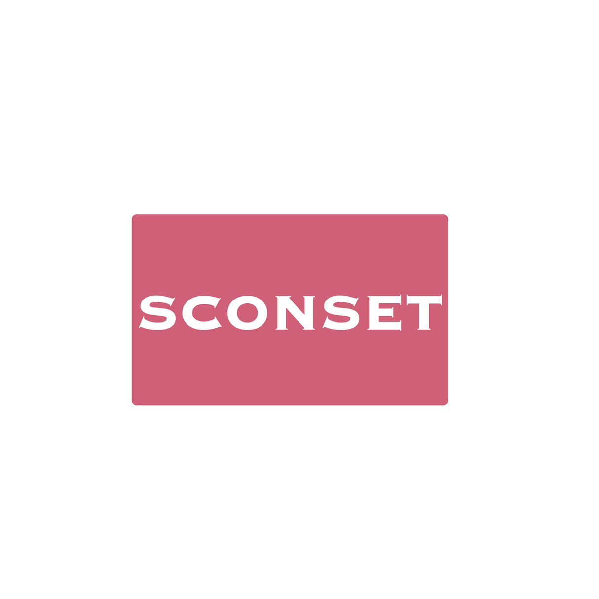 Sconset Velcro Patch (White)