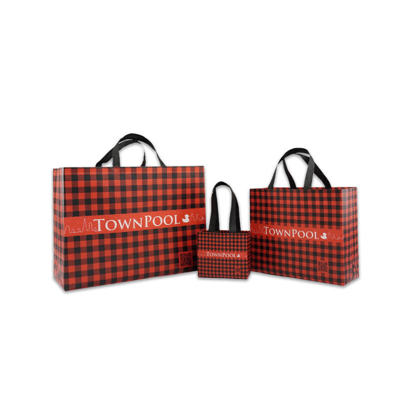 Red Buffalo Shopping Bag