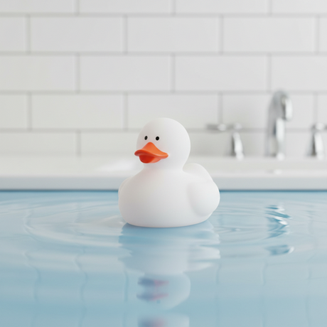 White Rubber Duck