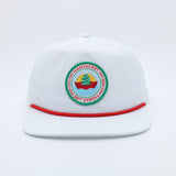 50th Stroll Rope Hat - White