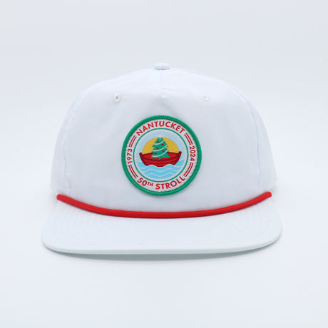 50th Stroll Rope Hat - White