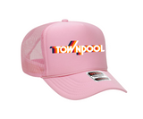 Townpool Retro  Neon Pink Trucker Hat (Pink/Pink)