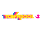 Townpool Retro Seafoam Trucker Hat with rope(White/ Seafoam)