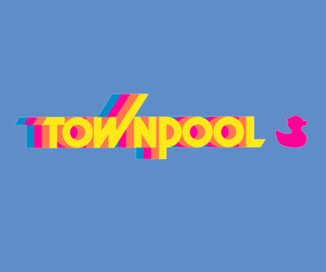 Youth TownPool Maggie Blue Retro (Neon Yellow Townpool)