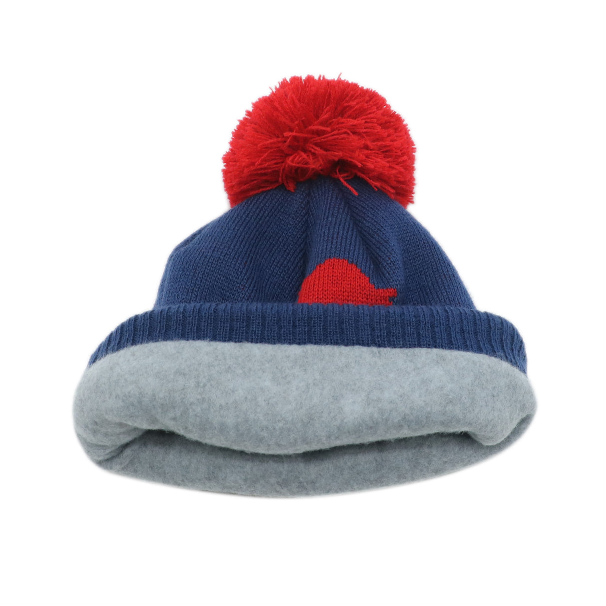 2024 YOUTH Monomoy: TownPool Winter Hat (Navy with Red)