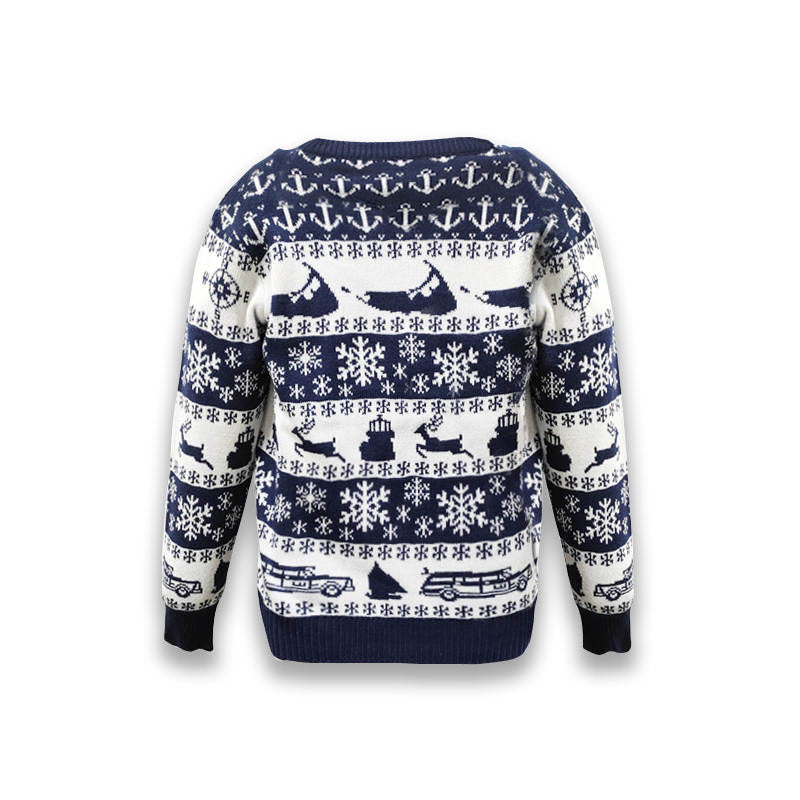 Youth Navy Christmas Sweater