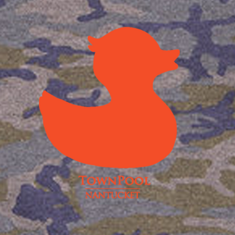 Children's Orange Duck Crewneck (Vintage Camo)