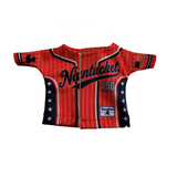TownPool Rubber Duck 3" Red Baseball Jersey (Mini Size)