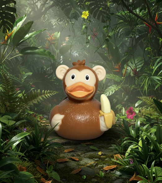 Monkey Rubber Duck