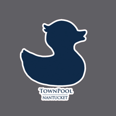 Townpool Duck Gray Short Sleeve Tee Shirt (Gray/Navy/White)