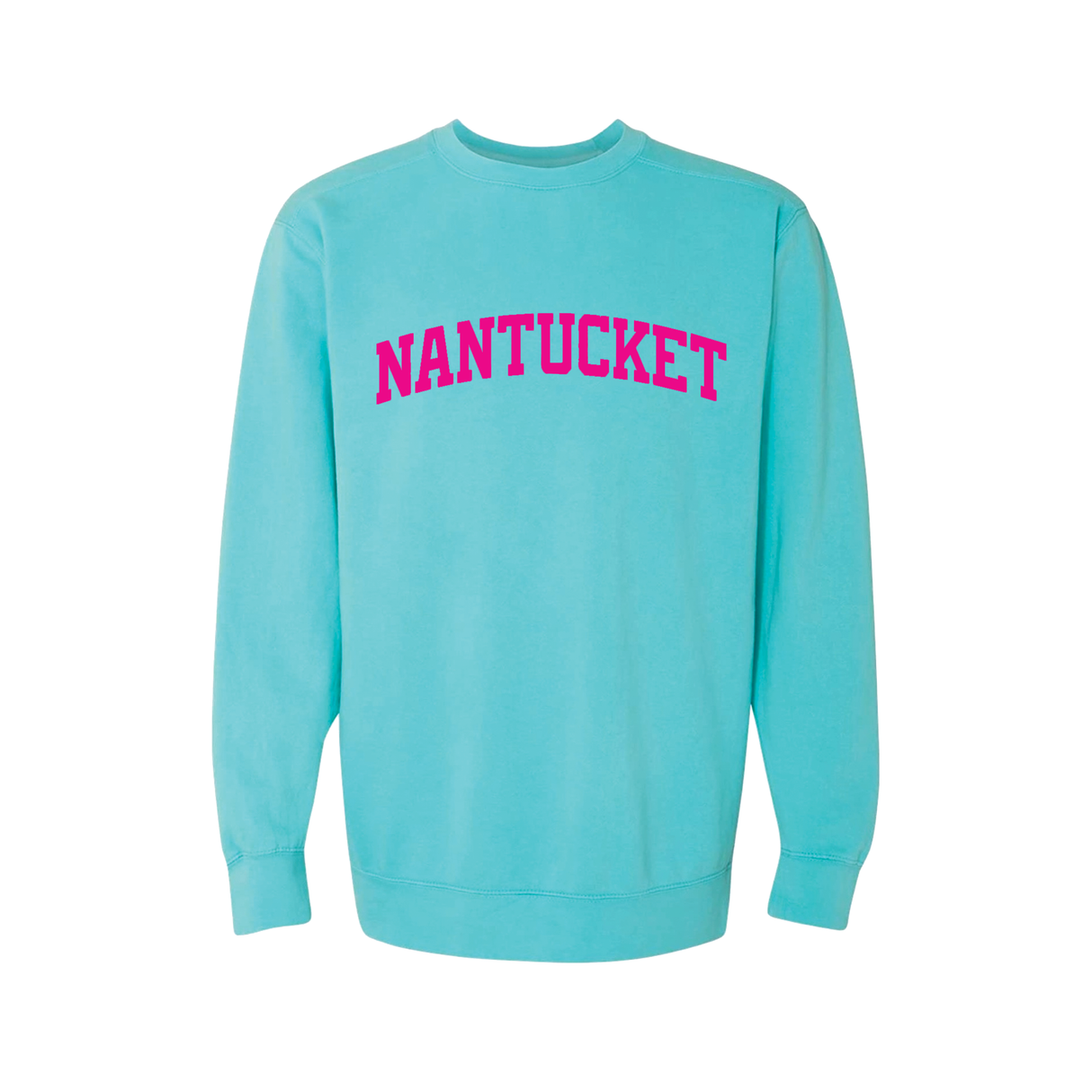 Nantucket Sweatshirt (Madaket Mint, Pink)